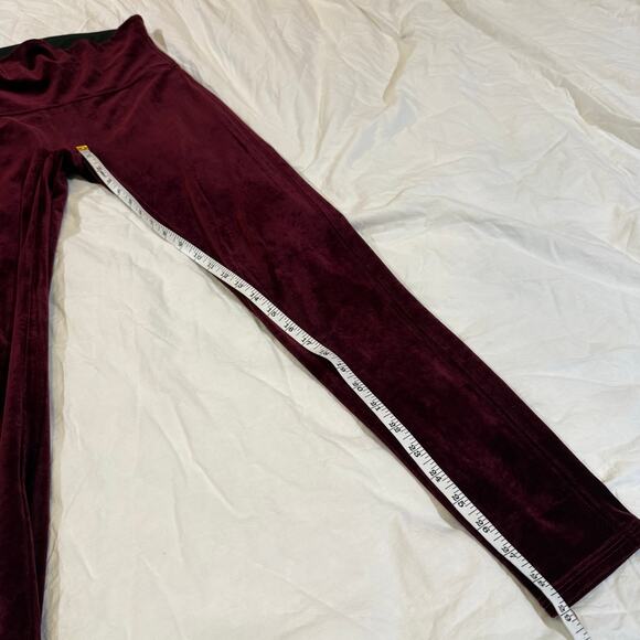 Spanx Dark Red Velvet Jeggings size XL - Picture 9 of 10